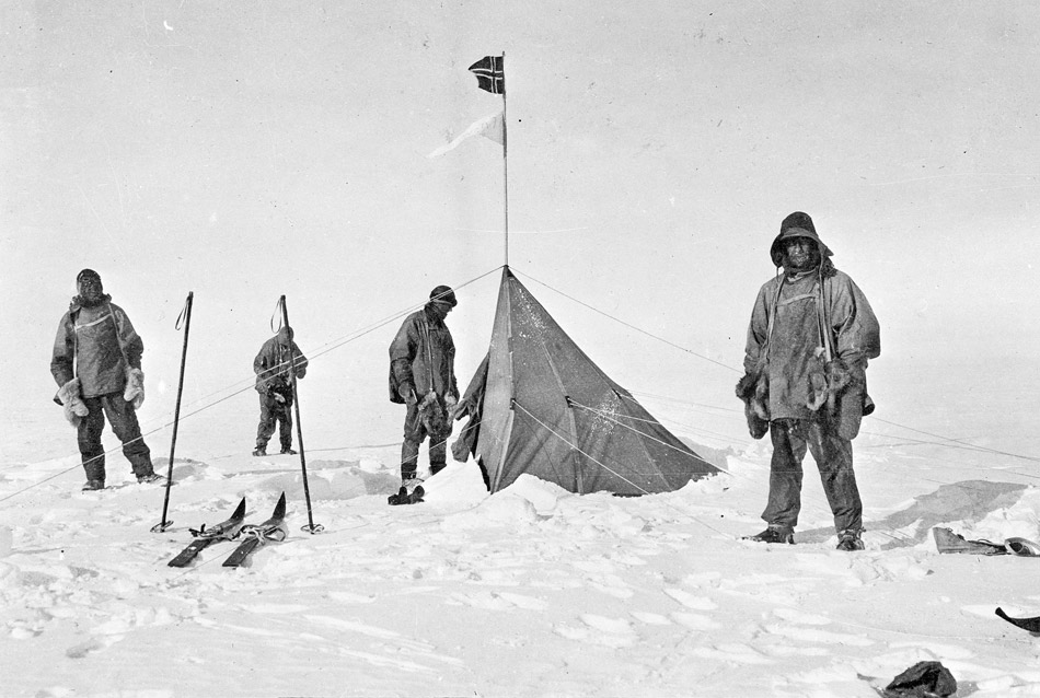 Scott at the South Pole