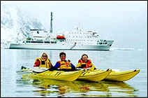 Tourists in Antarctica
