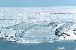 Signy base in winter