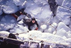 You need to be careful of icy puddles in Antarctica