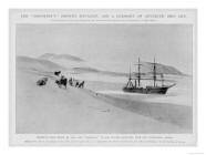 The "Discovery" Frozen in During the Scott Shackleton and Wilson Exploration of the Antarctic Giclee Print