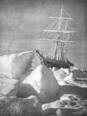 Explorer Ernest Shackleton's Ship "Endurance" Trapped and Slowly Crushed by Ice in Weddell Sea Photographic Print