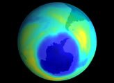 Antarctic Ozone Hole on September 17th 2001