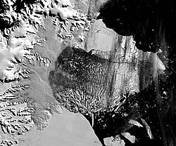 Larsen B iceshelf, 5th March 2002
