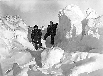Ice pressure ridges, Shackleton Endurance