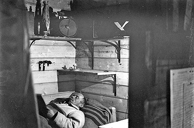 Frank Wild bunk at The Grottoes