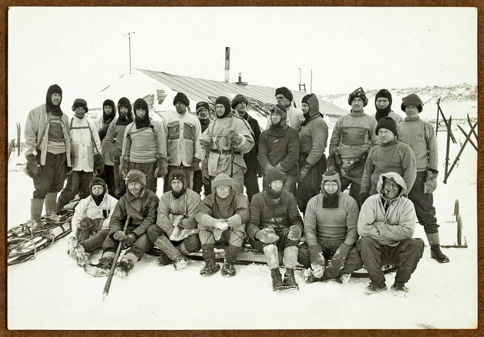 Cape Evans September 1911 the wintering party