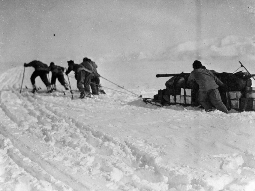 South Pole party aboard the Fram