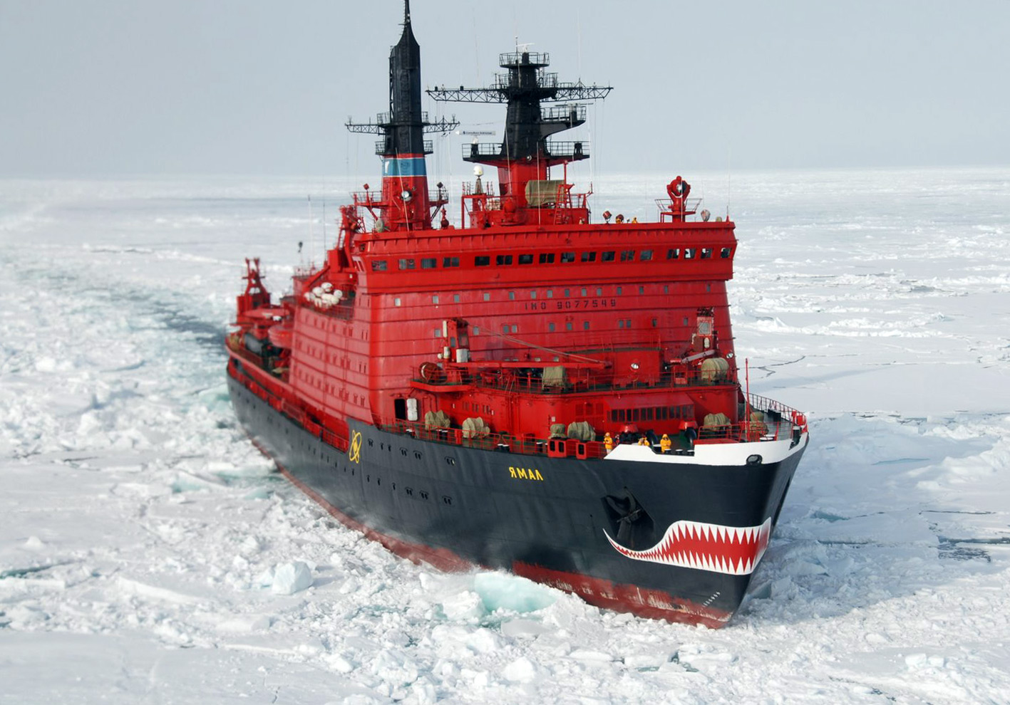 Yamal, a nuclear powered icebreaker