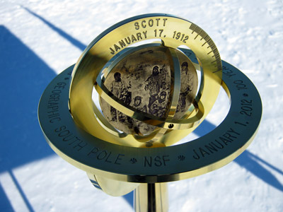South Pole marker 2012