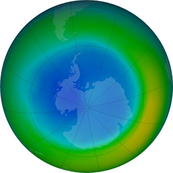 Antarctic Ozone August 2020