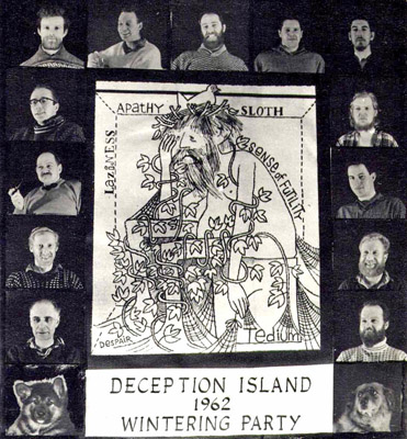 Deception Island Wintering Party 1962