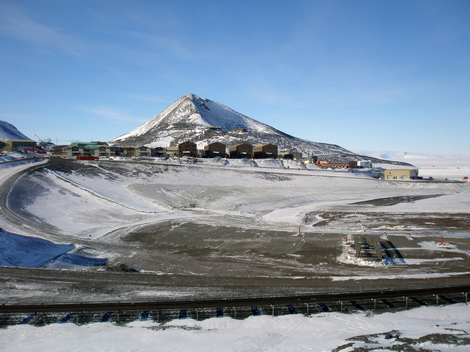 McMurdo Station, seen from Hut Ridge