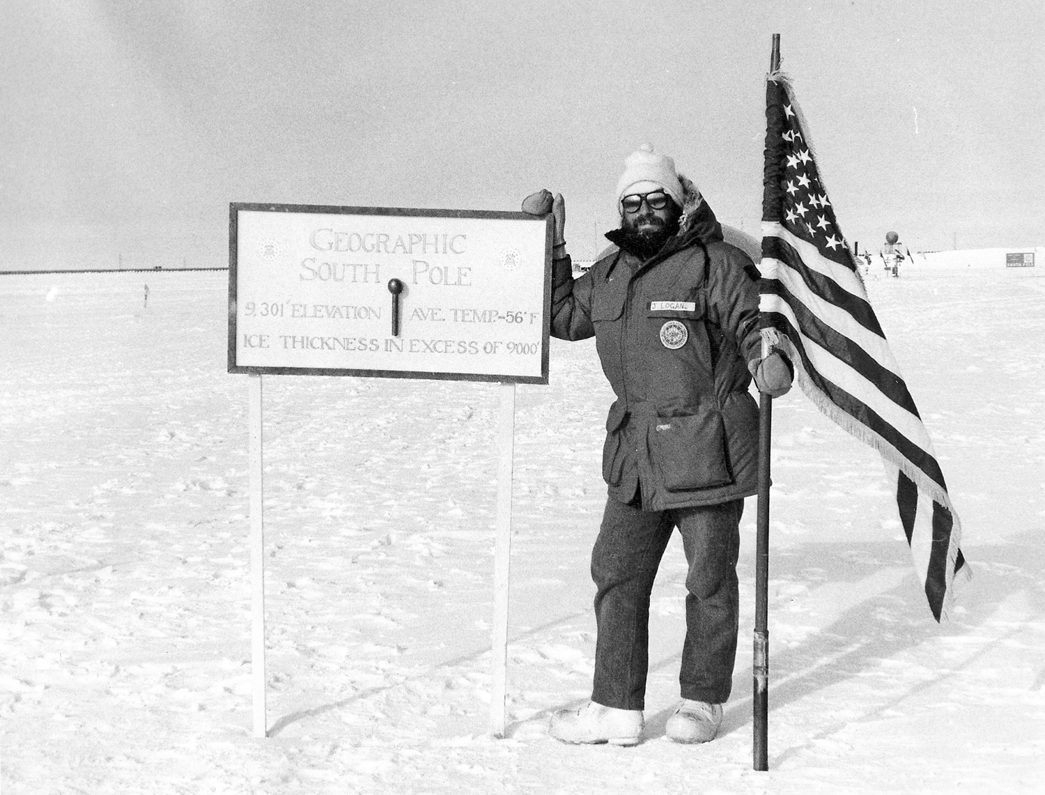 Jim Logan at South Pole