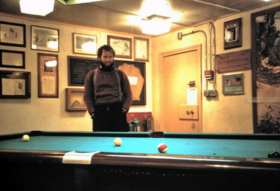 Pool table at South Pole