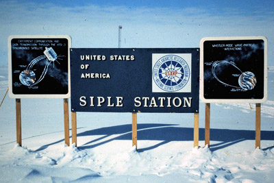 Siple Station Sign