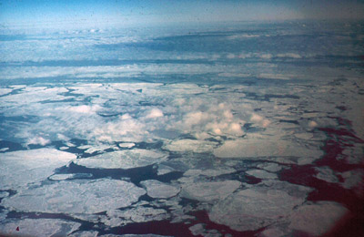 From the air, flight from Christchurch to McMurdo