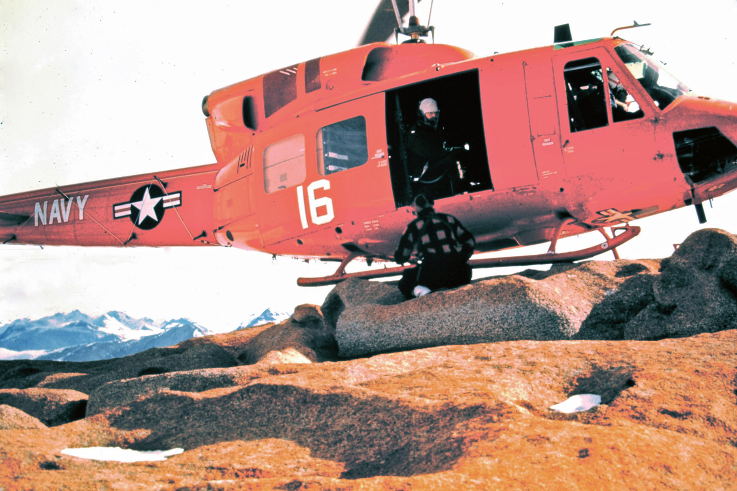 Antarctica Aircraft - Helicopter in Dry Valleys