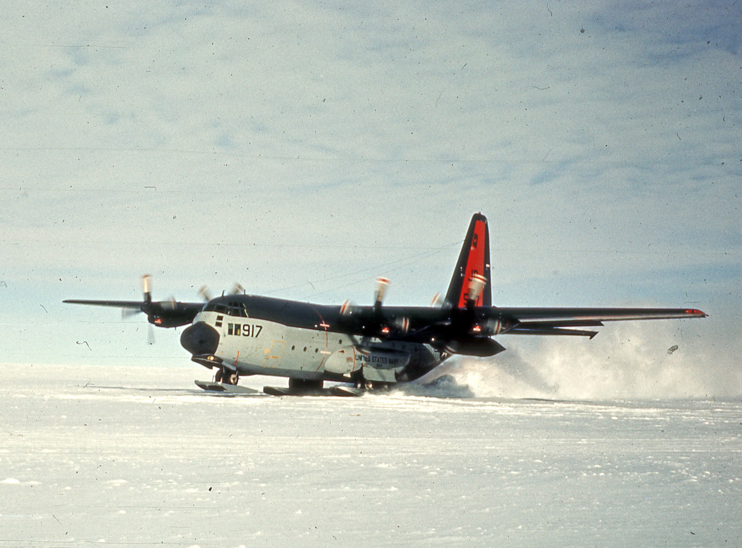 Antarctica Aircraft  - Ski Equipped C-130 Hercules