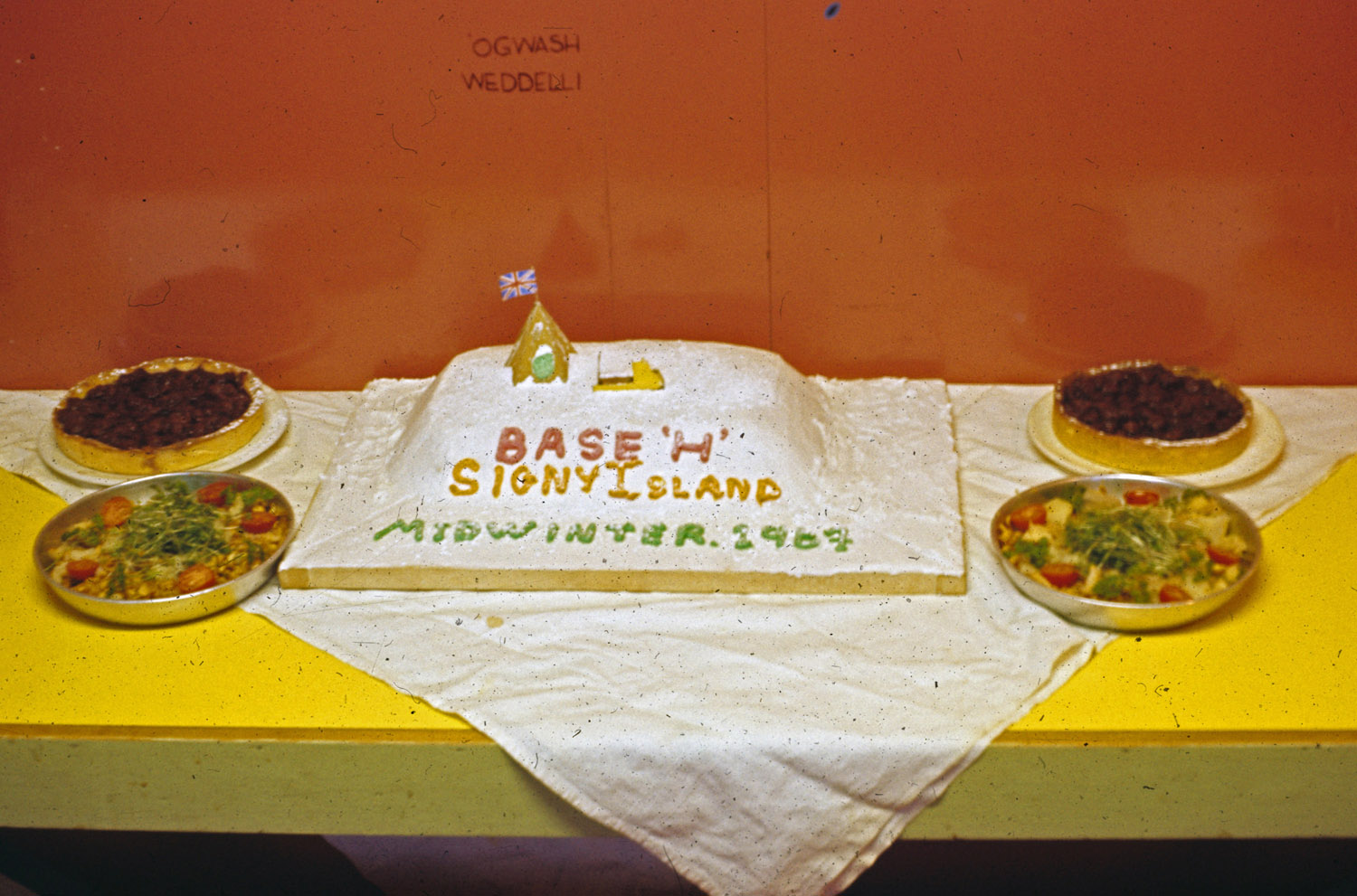 Midwinter Cake and Local Salad - 1967