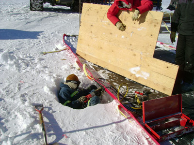 ITASE Traverse sled repair