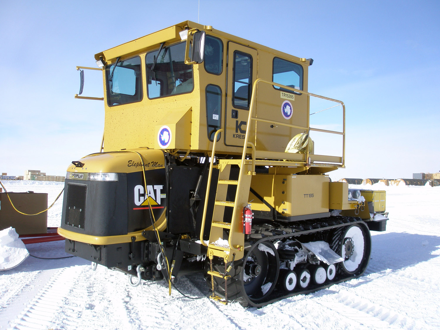 Vehicles and equipment of the South Pole Traverse - 09