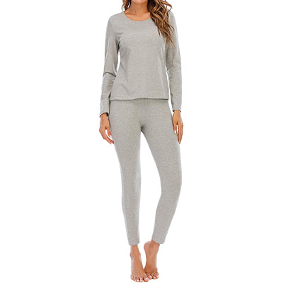 Cottonique Hypoallergenic Women's Thermal Long Sleeve Made from