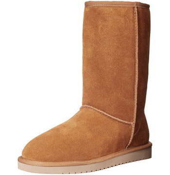 Shearling boots to warm up cold feet