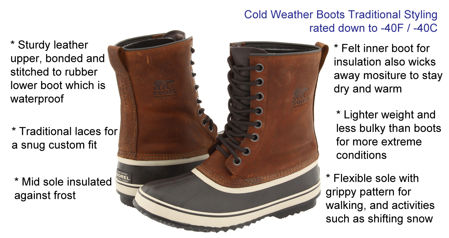 extreme cold weather hiking boots