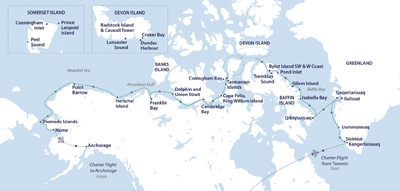 Canada Northwest Passage cruise