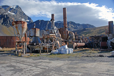 Grytviken Whaling Station Machinery, South Georgia