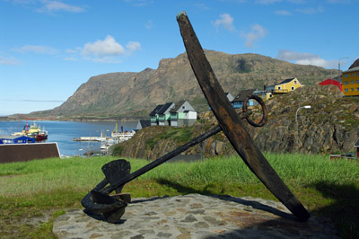 Sisimuit Historic Old Town, Greenland, Ship's Anchor