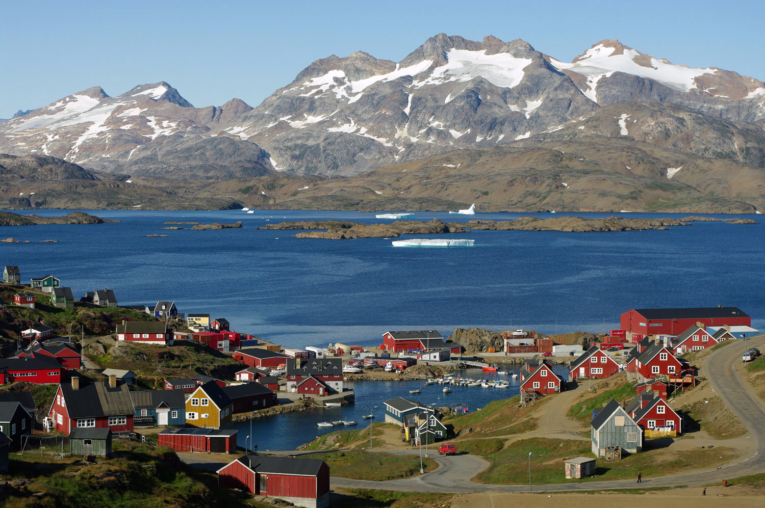 Ammassalik / Tasiilaq Harbour - East Greenland<br />, greenland, travel