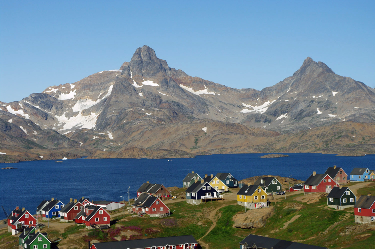 Ammassalik / Tasiilaq Houses - East Greenland<br />, greenland, travel