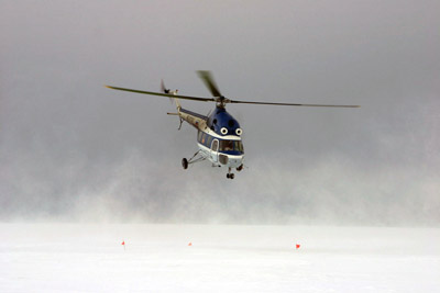 helicopter ops Antarctica