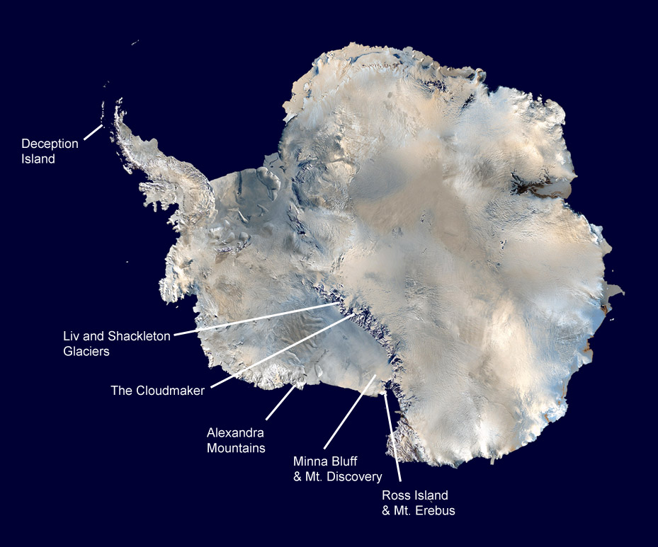 Antarctica Regional Maps 